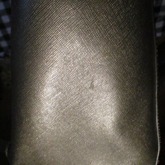 Michael Kors Ciara metallic silver Nickel  large satchel & wallet - Picture 11 of 15